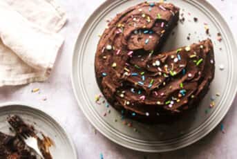 Hemmalagad chokladtårta