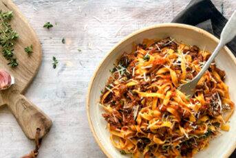 Mustig Italiensk köttragu