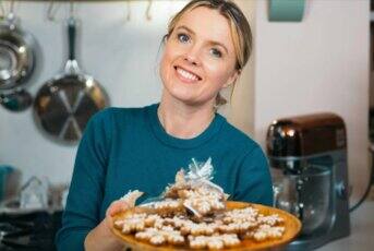 Cinnamon Spiced Snowflake Cookies by Juliet Sear