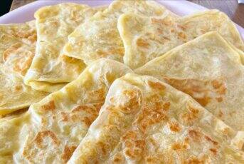 Moroccan Mesmen Semolina Pancakes by Shelina Permalloo