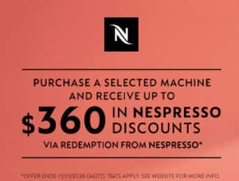 Redeem $360 In Nespresso Discounts