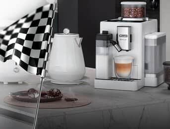 Swipe through a wide range of coffee and milk drinks