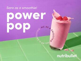 Sara as a smoothie