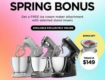 FREE ICE CREAM MAKER ATTACHMENT