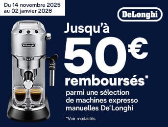 Jusqu'à 50€ remboursés