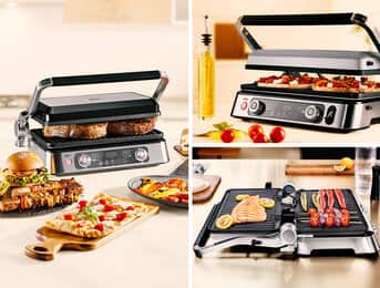 4in1: contact, oven, BBQ and waffles.