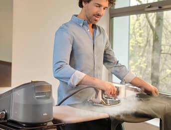 Up to 190g/min continuous steam output for maximum ironing power.