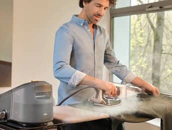 Jusqu'à 190 g/min de vapeur continue pour une puissance de repassage maximale.