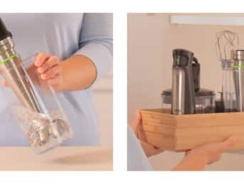 お手入れも、時短でスマートに　　