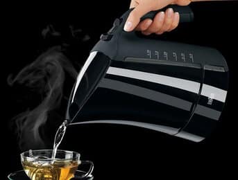 Il sistema di bollitura rapida impiega solo 35 secondi per una tazza di tè.