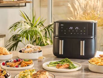 Cook smart, eat healthy: Unlock the power of air frying with Braun.