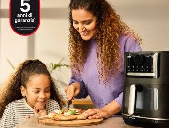Garanzia di 5 anni su tutte le friggitrici ad aria.