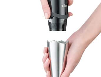 Change attachments with an easy click.