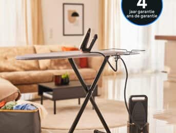 Garantie de 4 ans sur les centrales vapeur et les fers à repasser.