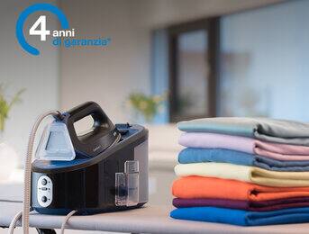 Garanzia di 4 anni sui sistemi stiranti.
