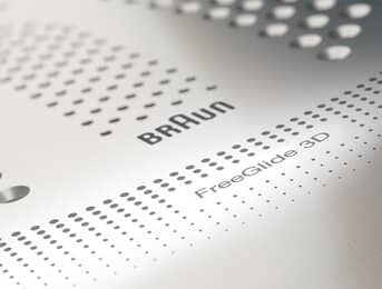 Brauns Bügelsohle mit der besten Gleitfähigkeit: die einzigartige EloxalPlus-Bügelsohle.