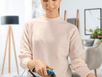 Open handle for more comfort.