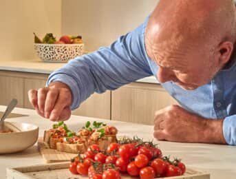 De sterrenchef met een duidelijk doel.