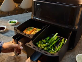 Perfection in sync - prepare 2 dishes in 1 go.