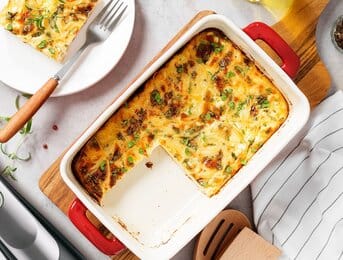 Zapiekanka z resztek wędlin