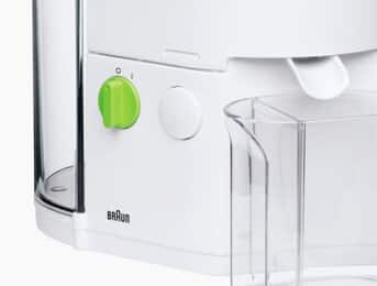 Einfach alles, was man braucht für frischen Saft ganz nach Wunsch – mit oder ohne Fruchtfleisch.