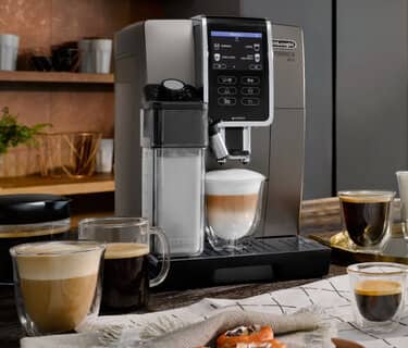 Opdag bønne-til-kop kaffemaskiner fra De'Longhi