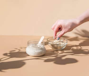 Masque visage hydratant à l'avoine