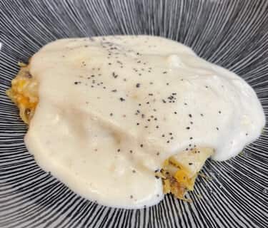 Bechamel de coliflor