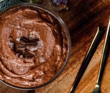 Crema de cacao y avellanas