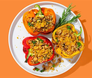 Pimientos asados en freidora de aire