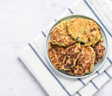 Rosti pomme de terre et courgette