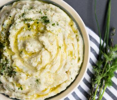 Blumenkohlpüree: die Low-Carb Alternative zu Kartoffelpüree