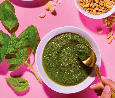 Salsa pesto de albahaca