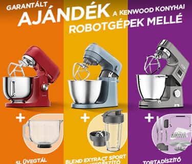 Garantált ajándék a Kenwood konyhai robotgépek mellé