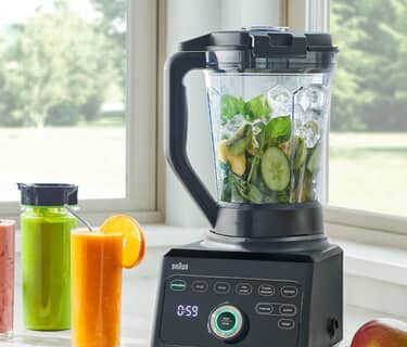 Textures personnalisables. Mélange haute performance. 60% plus fin et 4 fois plus rapide*