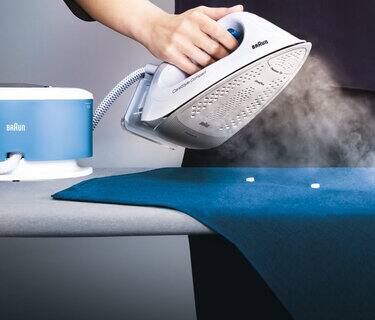 Save 50% time and space.* Created to make ironing easier – and faster.