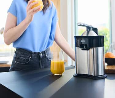 Get your daily vitamins quietly and efficiently.