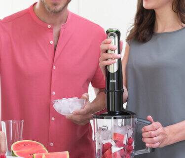 Chopping, blending and ice-crushing.