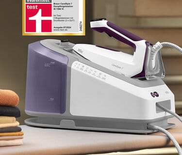 Die erste ergonomisch zertifizierte Dampfbügelstation der Welt*