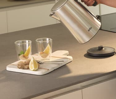 Boiled water for your favourite hot beverages in seconds.