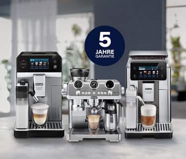 Geniessen Sie bis zu 5 Jahre Garantie auf ausgewählte Premium-Kaffeemaschinen!