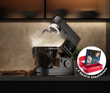 Kaufe die neue Cooking Chef und erhalte 2 Zubehörteile und ein Brotbackset.