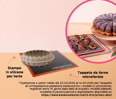 Kenwood ti regala il Set Pasticceria Creativa di Silikomart