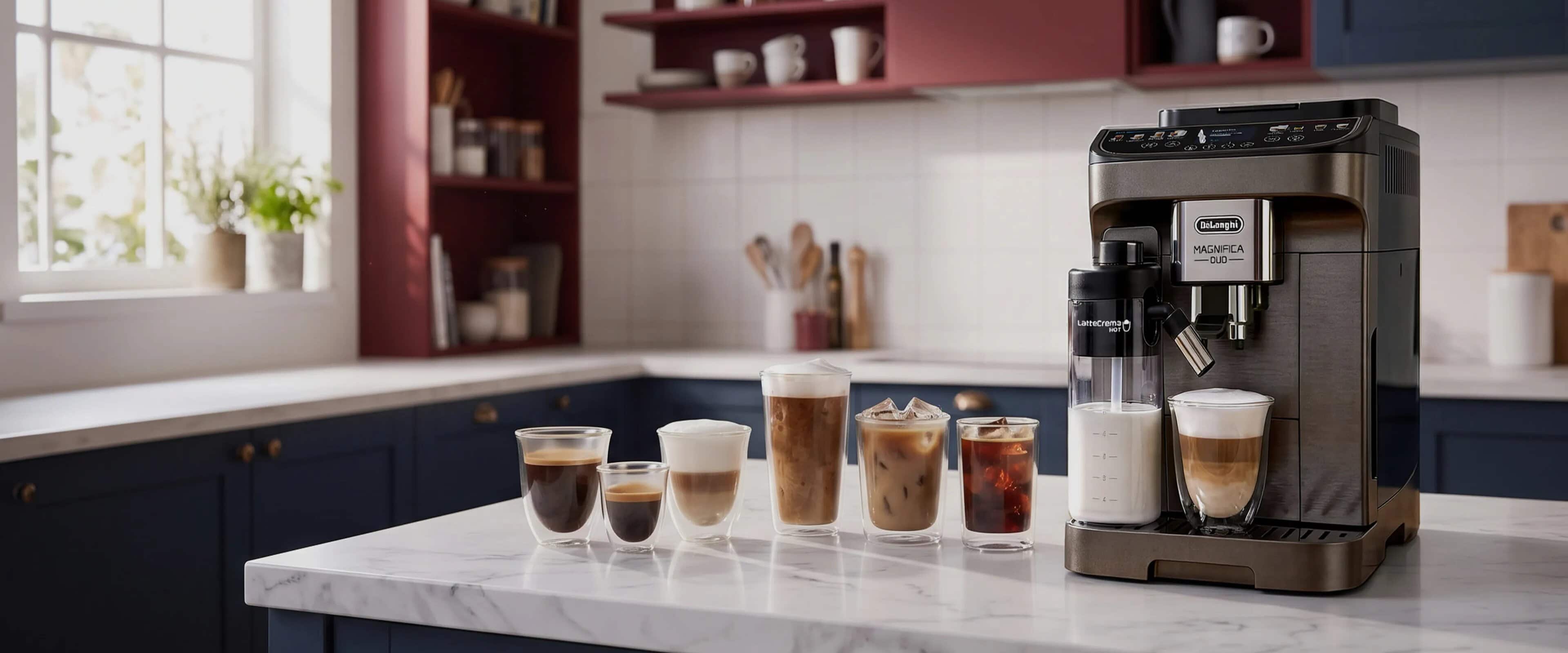 Über 20 Spezialitäten.  Heiß, kalt & Cold Brew.
