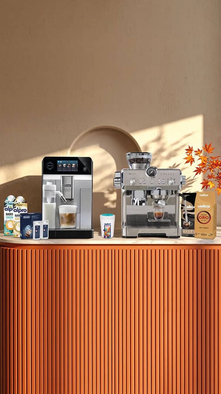  Ontdek onze lopende acties op volautomatische- en manuele espressomachines.