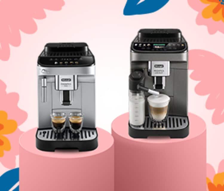 Save up to 30% on selected coffee machines
