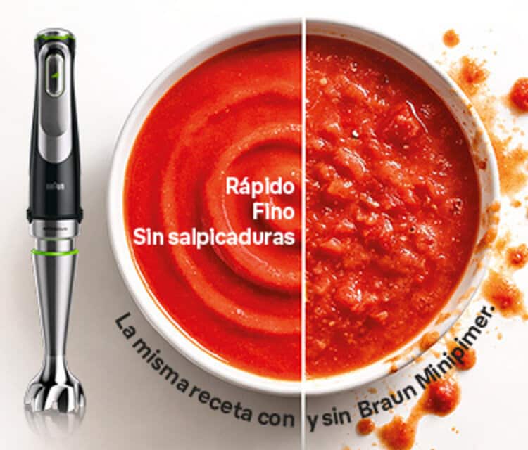 La mejor Minipimer para el mejor gazpacho