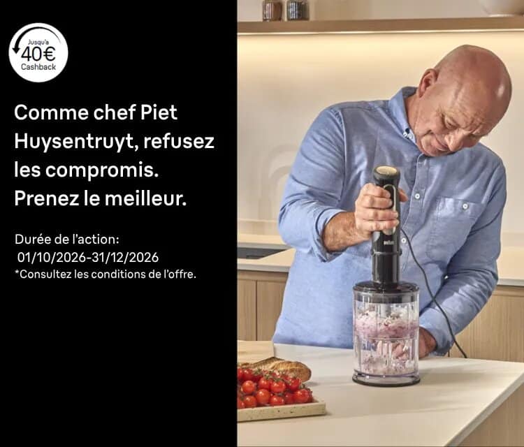Cashback mixeurs plongeants