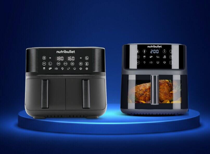 nutribullet®-ilmafriteerauskeittimet: löydä tarjouksia terveellisten, maukkaiden aterioiden valmistukseen