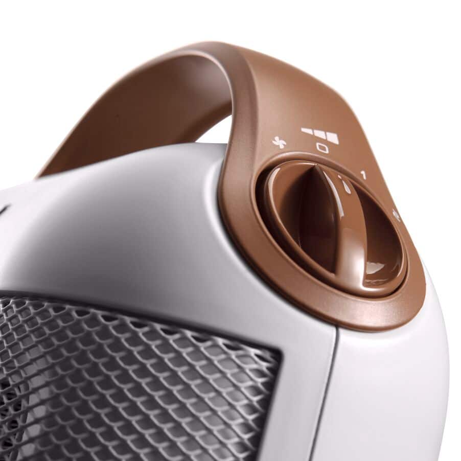 Capsule, Ceramic Capsule Fan Heater 1800W, undefined, White